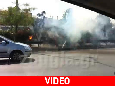 Η φωτιά έφερε το κυκλοφοριακό χάος